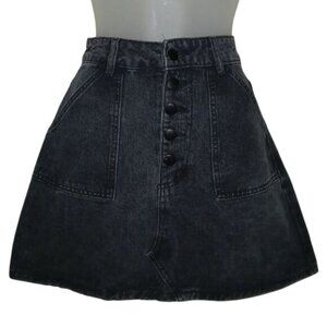 Cotton On Black A-Line Skirt